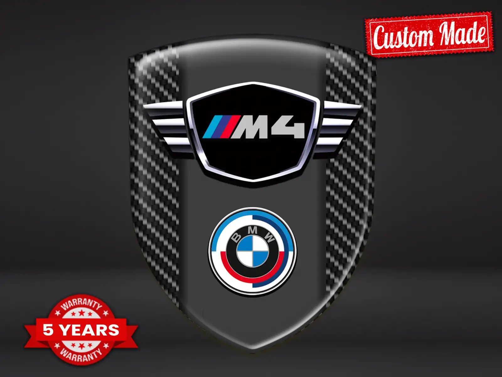 BMW Heckscheibenaufkleber Premium Anpassbar Maximal